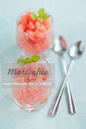 Watermelon granita