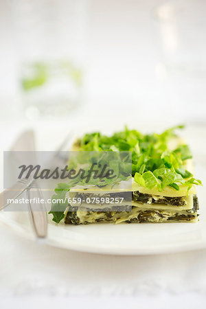 Spinach lasagne