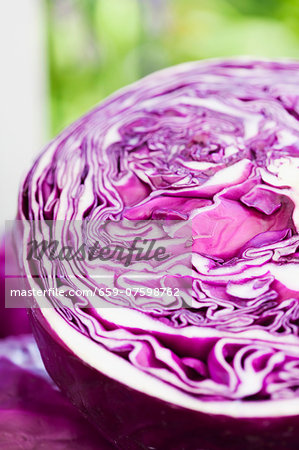 Half of a Head of Purple Cabbage