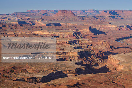 Green River Overlook, Islands in the Sky section of Canyonlands National Park, Utah, United States of America, North America