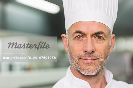 Confident chef looking at the camera
