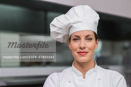 Smiling chef looking at camera