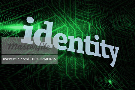 Identity against green and black circuit board