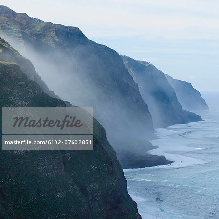 Rocky coast, Madeira, Portugal