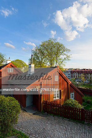 Wooden houses, Gothenburg, Sweden