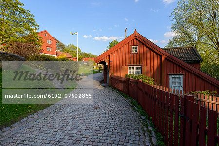 Wooden houses, Gothenburg, Sweden