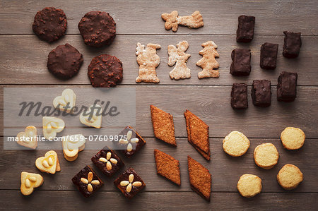 Home-made Christmas biscuits