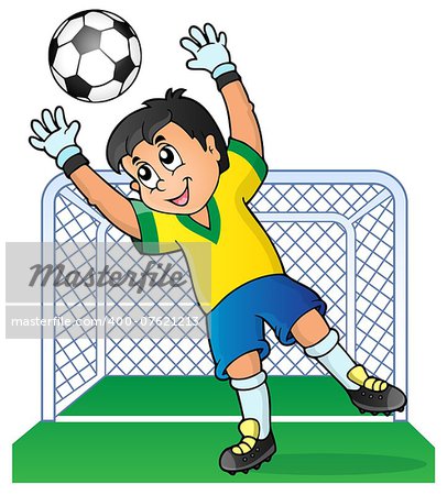 Soccer theme image 3 - eps10 vector illustration.
