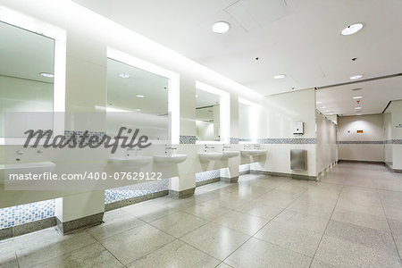 interior of private restroom , toilet