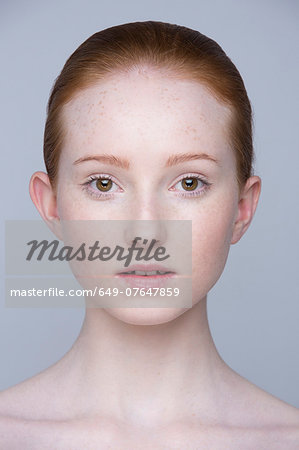 Close up portrait of young woman Close up portrait of young woman