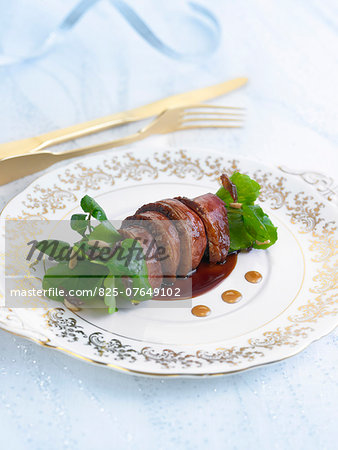Duck fillet with watercress