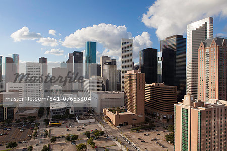 Downtown city skyline, Houston, Texas, United States of America, North America Downtown city skyline, Houston, Texas, United States of America, North America