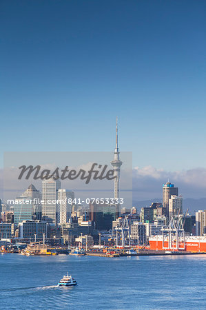 View of Auckland skyline, Auckland, North Island, New Zealand, Pacific View of Auckland skyline, Auckland, North Island, New Zealand, Pacific