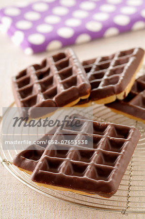 Chocolate waffles