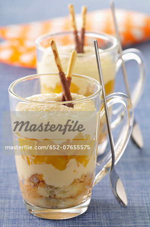 Coconut and mango tatin tiramisu Coconut and mango tatin tiramisu