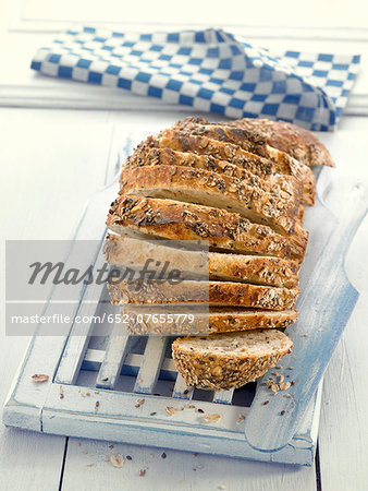 Sliced granary bread