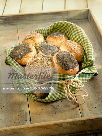 Small seedy breads Small seedy breads
