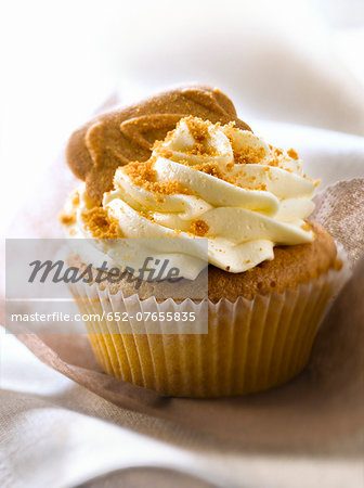 Spéculos and apricot cupcake