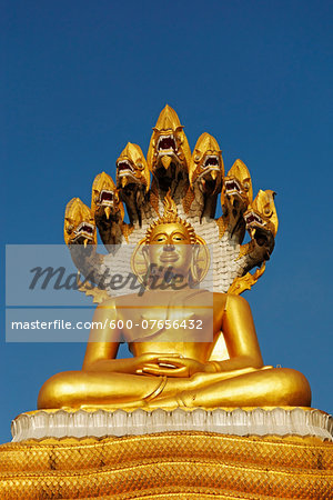 Buddha Statue, Wat Tha Ton, Tha Ton, Chiang Mai Province, Thailand