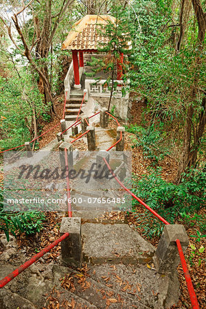 Pathway at Perak Tong Cave Temple, Kinta Valley, Ipoh, Perak, Malaysia