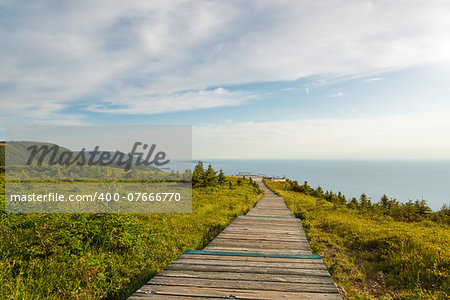 Skyline Trail boardwalk (French Mountain, Cape Breton, Nova Scotia, Canada)