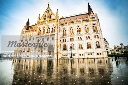 Hungarian Parliament building in Budapest, Hungary