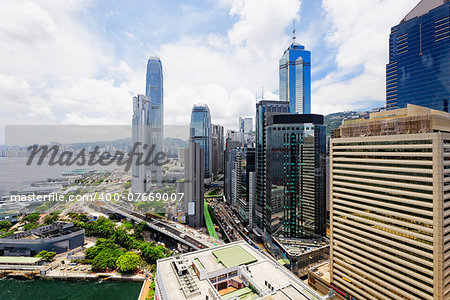 Hong Kong City at day