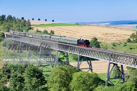 Viaduct, Sauschwanzlebahn, historical railway, Epfenhofen, Black Forest, Baden Wurttemberg, Germany, Europe