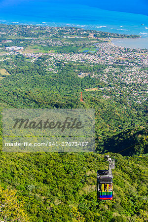 Teleforico, only cable car in the Caribbean, Puerto Plata, Dominican Republic, West Indies, Caribbean, Central America