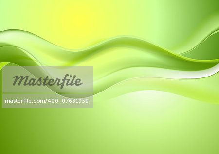 Abstract bright waves design. Vector background