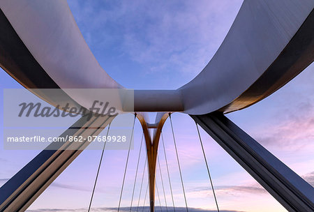 Europe, United Kingdom, England, Stock On Tees, Infinity Bridge