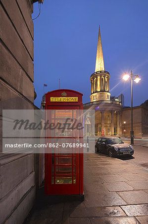 The Al Souls Church in London at Langham Place, London, England