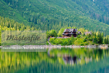 Europe, Poland, Carpathian Mountains, Zakopane, Lake Morskie Oko (Eye of the Sea)