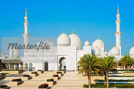 Middle East, United Arab Emirates, Abu Dhabi, Sheikh Zayed Grand Mosque