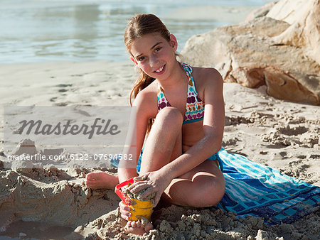 Girl on a beach