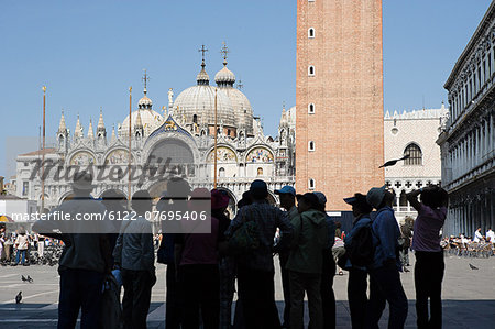 Tourists at Piazza San Marco, Venice, Italy