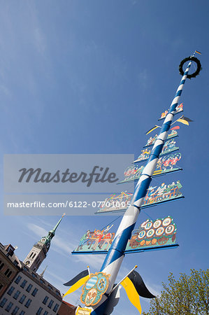 Maypole at Viktualienmarkt