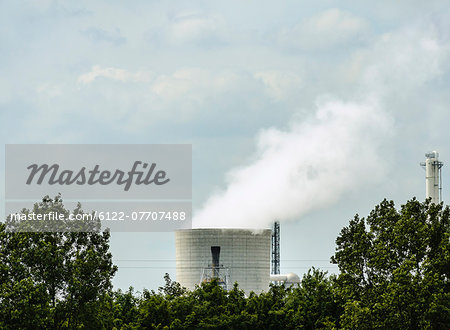 Smokestack of chemical plant