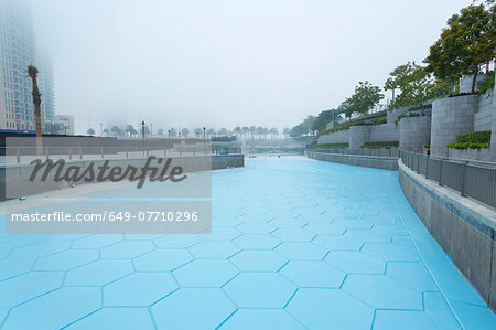 Downtown Dubai, Burj Khalifa Lake renovation, United Arab Emirates Downtown Dubai, Burj Khalifa Lake renovation, United Arab Emirates