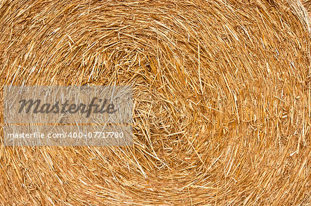 Golden hay background, bale, straw, haystack, yellow