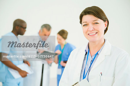 Portrait of confident doctor