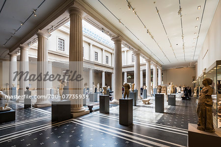 Interior of Metropolitan Museum of Art, New York City, New York, USA