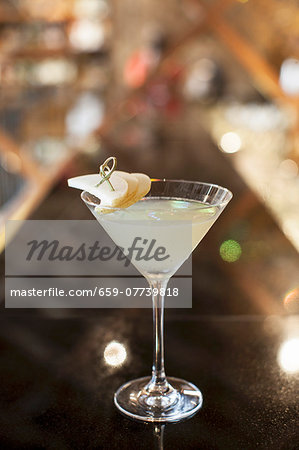 A pear cocktail A pear cocktail