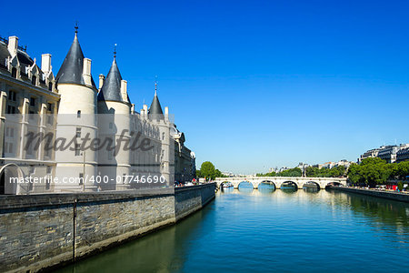 Bridge over Seine, Paris, France