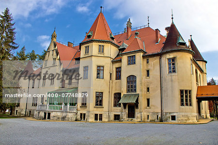 Donji Miholjac castle in nature, Slavonija, Croatia