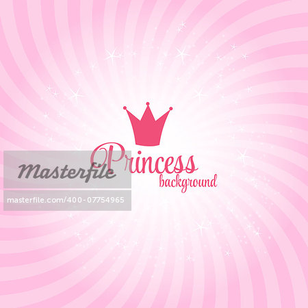 Pink Princess Abstract  Background Vector Illustration. EPS10