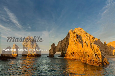 Sunrise at Land's End, Cabo San Lucas, Baja California Sur, Gulf of California, Mexico, North America