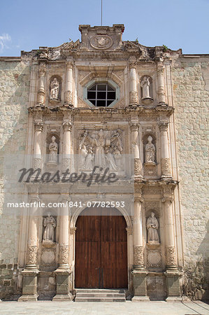 Temple and Convent of Saint Agustin, constructed in 1586, Oaxaca City, Oaxaca, Mexico, North America