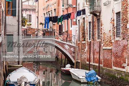 The canals of Castello in Venice, UNESCO World Heritage Site, Veneto, Italy, Europe