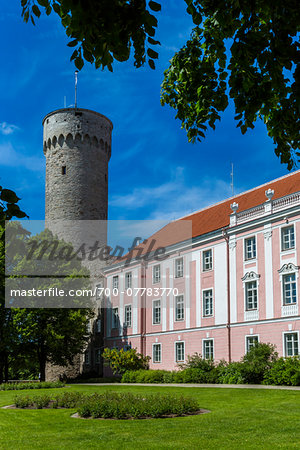The Governor's Garden, Estonian Parliament Buildings, Toompea Castle, Tallinn, Estonia